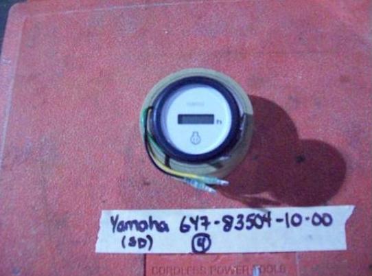(image for) Yamaha 6Y7-83504-10-00 PRO SERIES II HOUR METER WHITE FACE